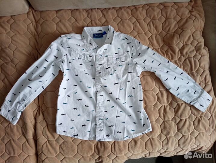 Рубашка детская для мальчика 110-116