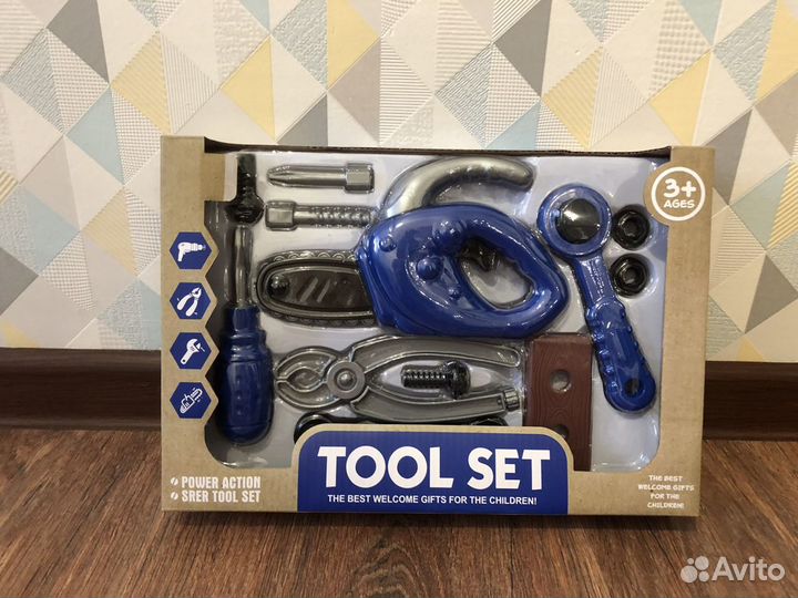 Детский игровой набор шуруповерт
