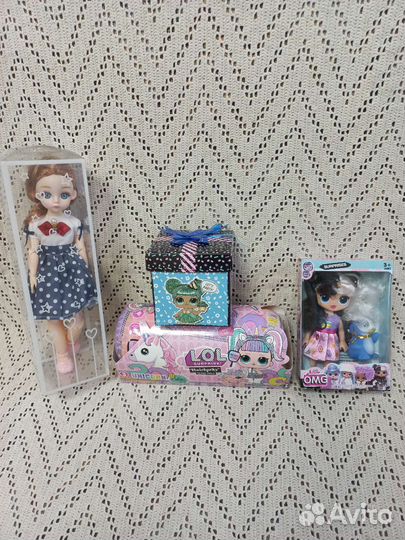 Куклы лол, шарнирная кукла, игрушки для девочек
