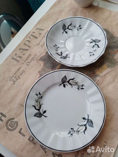 Кофейный и чайный сервизы вербилки СССР