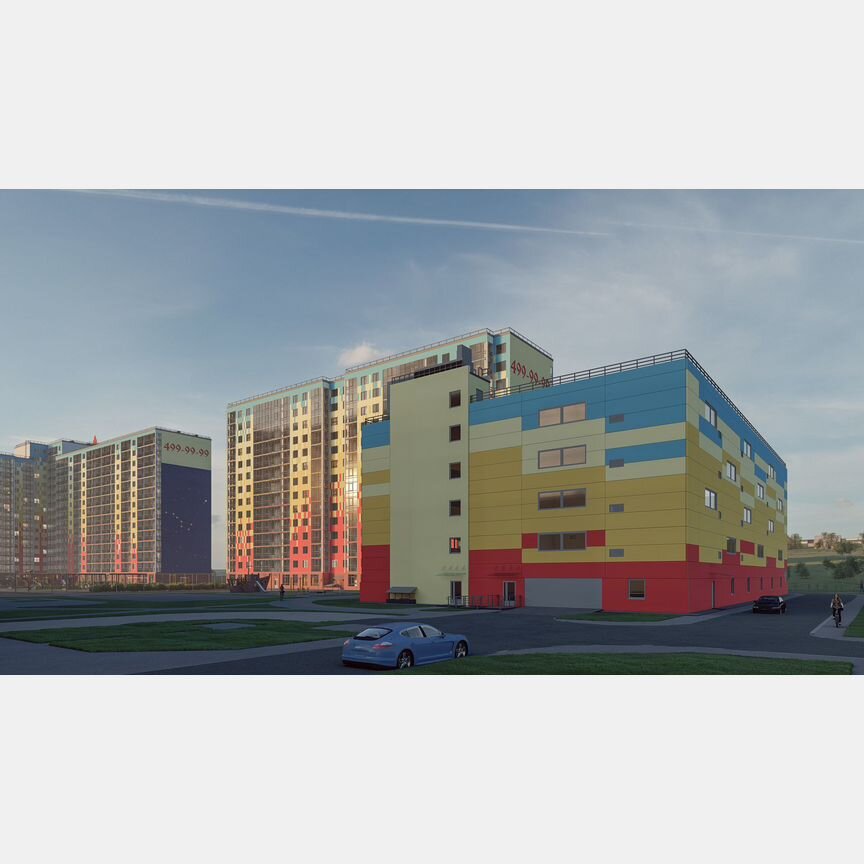 1-к. квартира, 50,5 м², 7/15 эт.