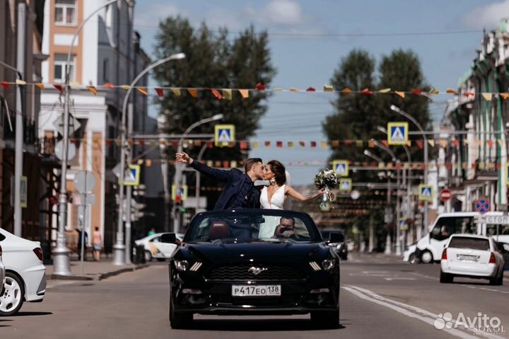 Аренда ford mustang кабриолета с водителем