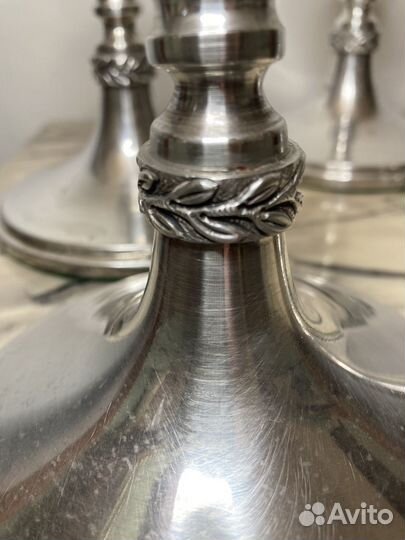 Серебряные подсвечники. Франция. 19 век