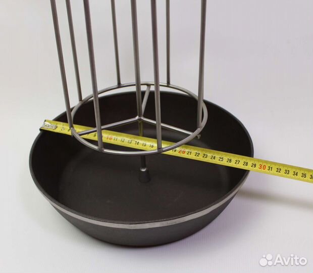 Тритон для тандыра из чугуна 8 шипов 29 см