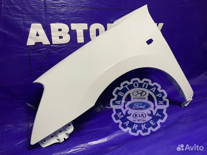 Крыло левое Nissan Almera G15 Белый