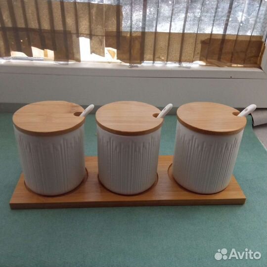 Набор банок для сыпучих продуктов