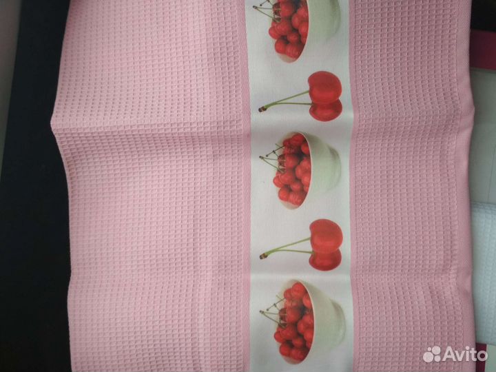 Набор кухонных вафельных полотенец