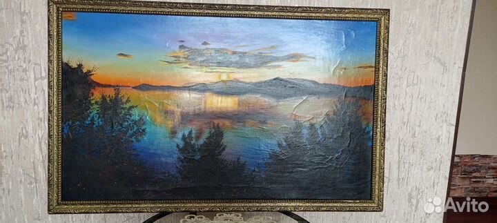 Картина маслом на холсте бу