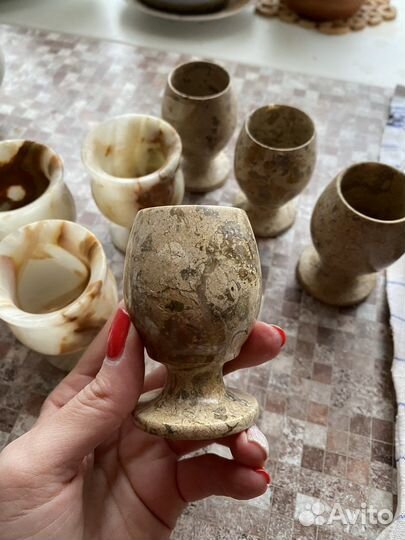 Рюмки СССР, цветное стекло, бокалы Оникс