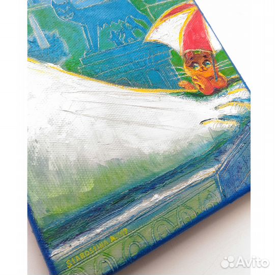 Итальянское настроение, картина маслом, 18х24 см