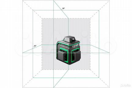 Лазерный уровень ADA Cube 3-360 green Professional