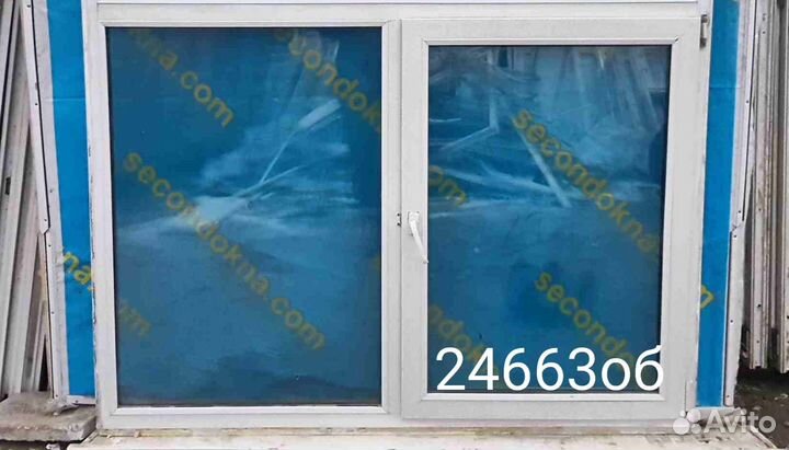 Пластиковое окно Б/У 1730(в) 1270 об х 1760(ш)