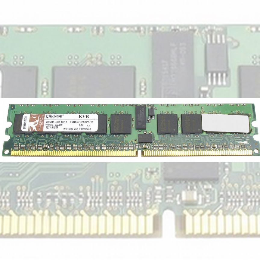 [KVR667D2S8P5/1G] Оперативная Память Kingston 1gb Kvr667d2s8p5/1g