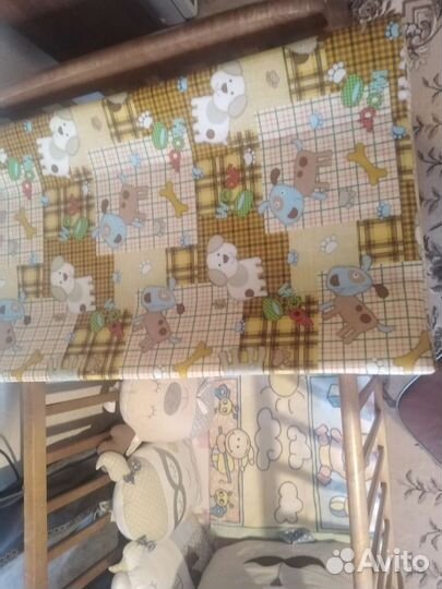 Пеленальная доска на кроватку +матрасик