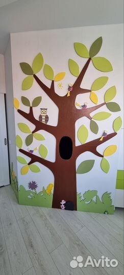 Декор на стену в детскую дерево