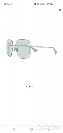 Очки gucci double g новые