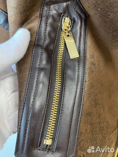 Elisabetta franchi куртка из искусственной овчины