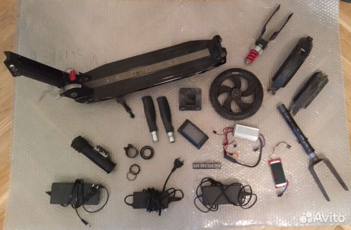 Самокат kugoo S 3 электрический бу на запчасти