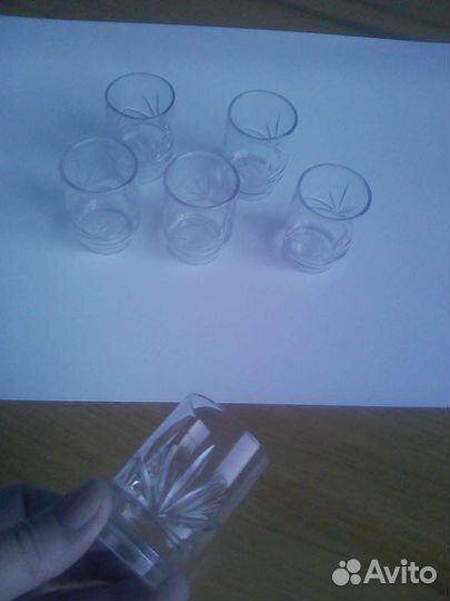 СССР Рюмки -Стопки для Коньяка 6 шт Новые Оригинал