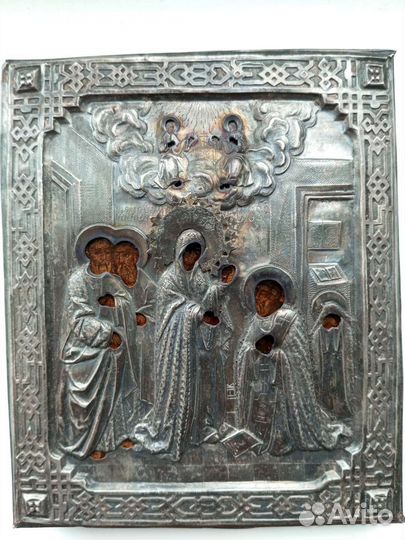 Икона в серебряном окладе 84