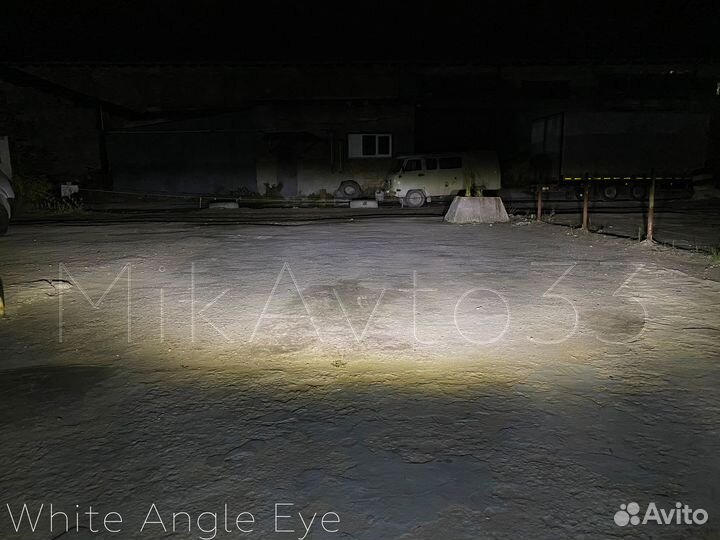 LED фары на дугу на крышу и бампера c желтым дхо