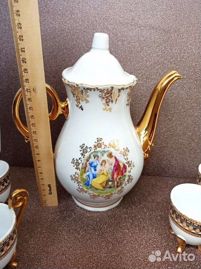 Кофейный сервис из чешского фарфора