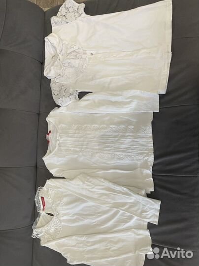 Белые школьные блузки