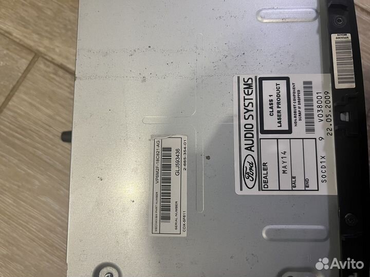 Автомагнитола на Ford focus 2 + рамка Titanium