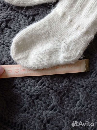 Шерстяные носки детские 2 пары, варежки