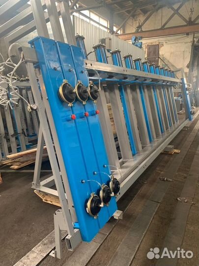 Клеенаносящий станок, линия для клееного бруса