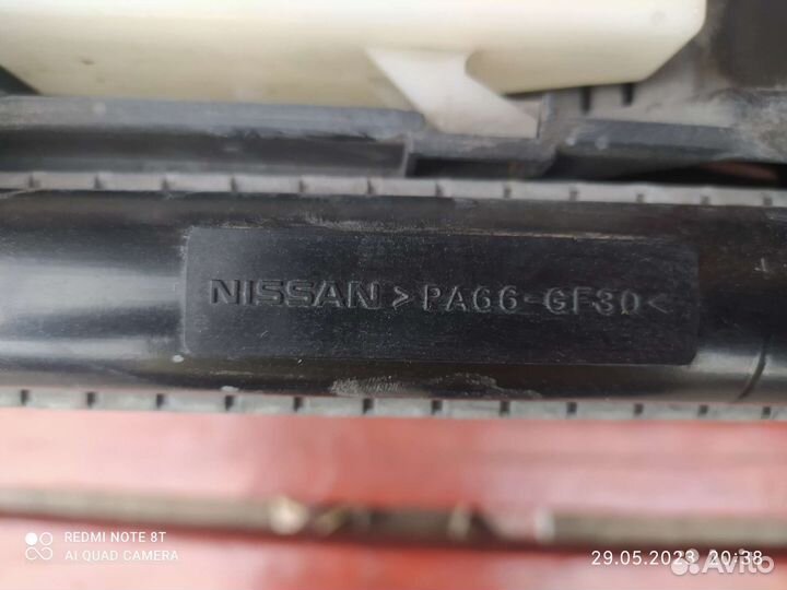 Радиатор nissan блюберд