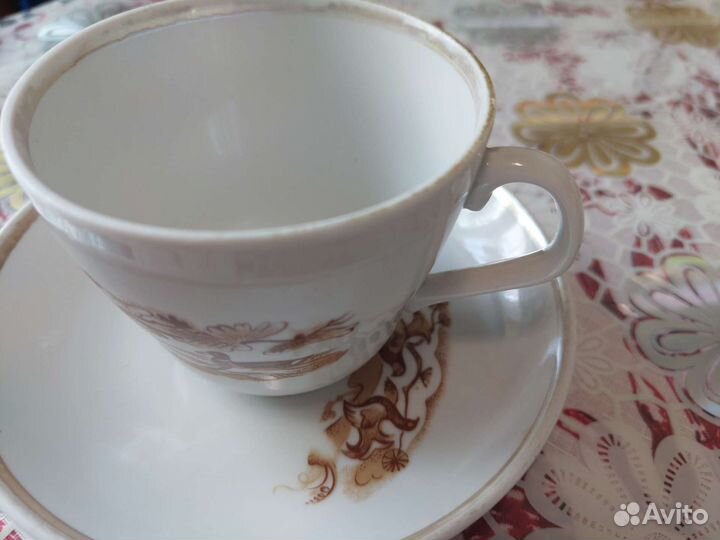 Чайная чашка и блюдце фабрика Хайта