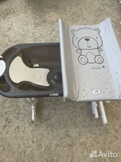 Пеленальный столик с ванной