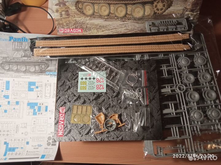 Dragon #6384 Panther G w/Zimmerit 1/35 Пантера