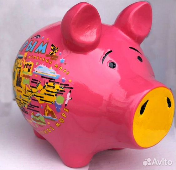 Копилки керамические с картой Крыма