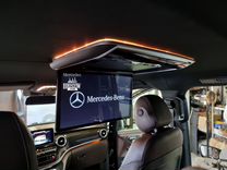 V447 mercedes установка потолочного монитора