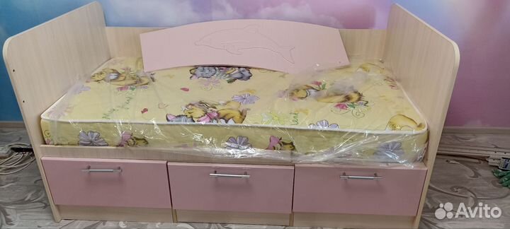 Детская Кровать от 3 лет для девочки