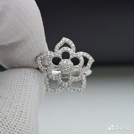 Кольцо с 0.34 ct бриллиантов 585 пробы