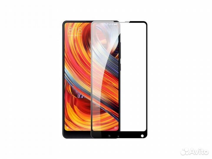 Стекло для Xiaomi Mi Mix 2D (черный)