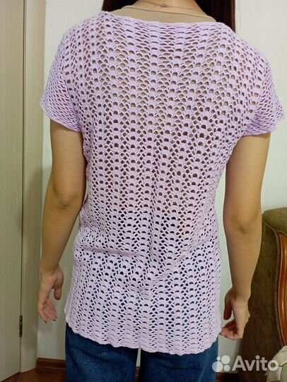 Вязаный жилет