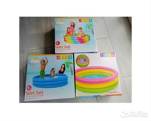 Надувной детский бассейн intex 147 х 33