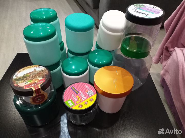 Баночки, бутылочки, коробочки для поделок