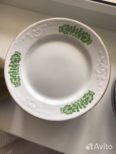 Тарелки фужеры