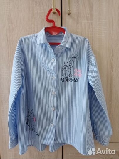 Рубашка для девочки и юбка