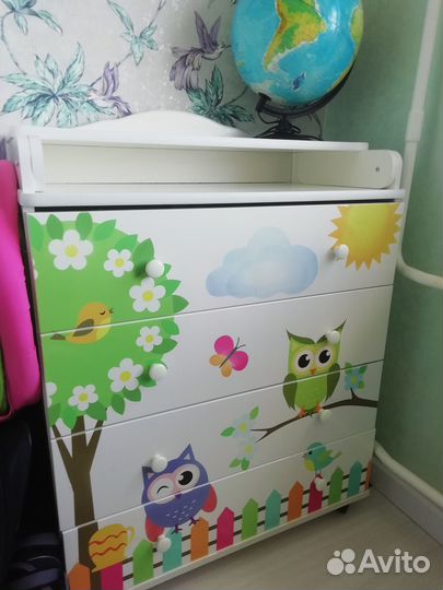 Комод с пеленальным столиком