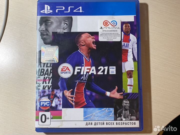Игры ps4 fifa 21(диск)