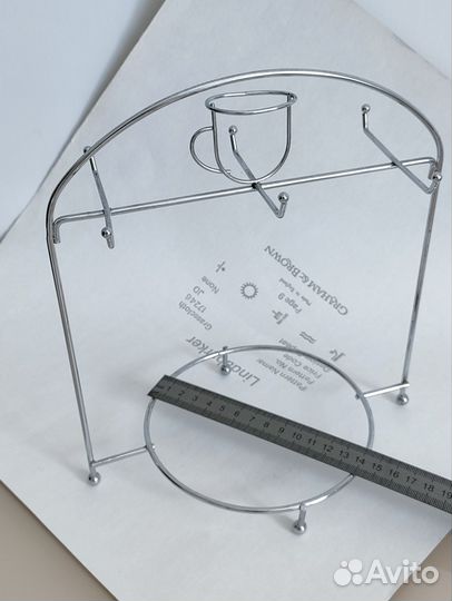 Держатель подставка этажерка для кружек тарелок