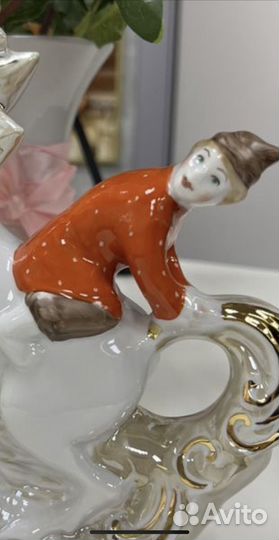 Фарфоровая статуэтка СССР Дулёво