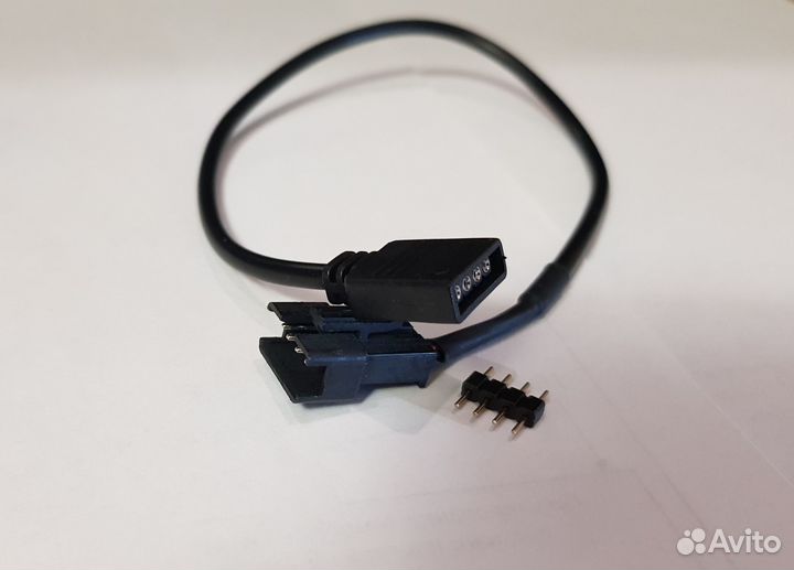 Переходник 4 pin папа(мама) - 12v4pin RGB