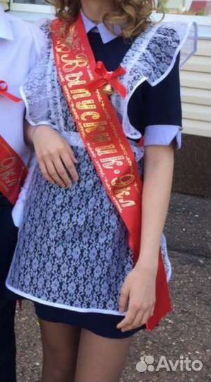 Школьный фартук на выпускной